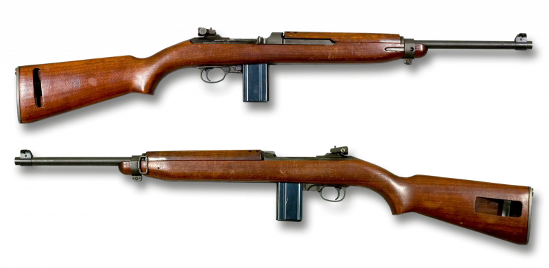 File:M1 Carbine Mk I USA Armémuseum noBG new.png